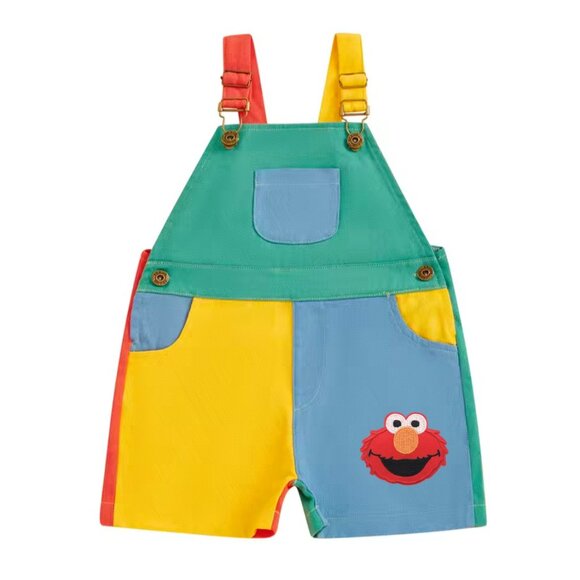 boutique Other - Elmo Overalls Elmo Jumpsuit Sesame Street Birthday  Elmo Bodysuit Elmo clothes